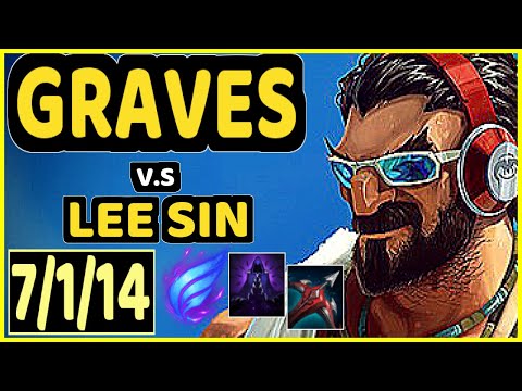 WARDEN (GRAVES) vs LEE SIN - 7/1/14 KDA JUNGLE GAMEPLAY - EUW Ranked GRANDMASTER
