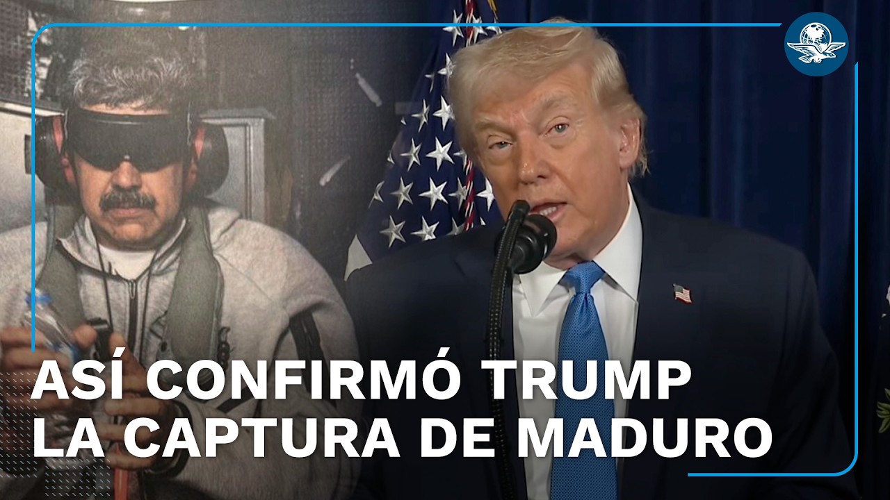 EU captura a Nicolás Maduro; Trump da detalles de su detención