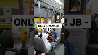 Hanya 2 Ringgit Saja!! Dari Malaysia ke Singapore dengan Bus #malaysia #jb #singapore #udacoding