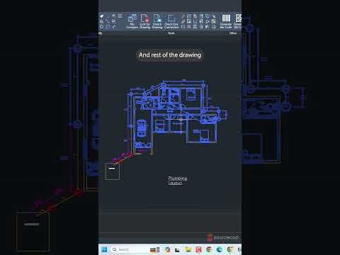 Making stair plan using ZWCAD AutoCAD alternative