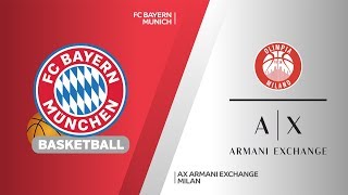EuroLeague - Bayern Munich - AX Armani Exchange Milan - Greg Monroe - Luis Scola - Sergio Rodriguez