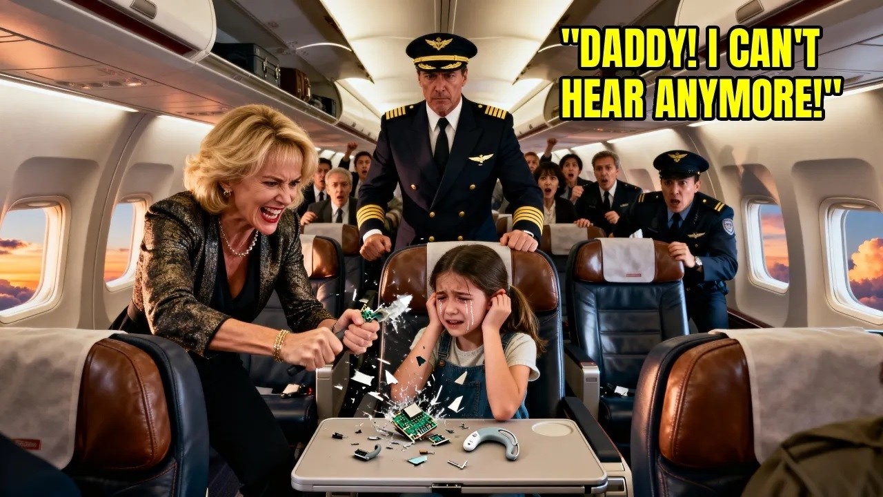 Karen Broke Deaf Pilot’s Daughter’s Hearing Aid — Until Dad Stood Up, Shocked Everyone