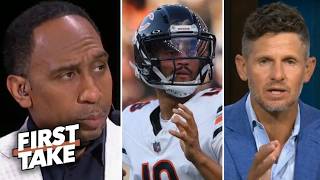 FIRST TAKE | Stephen A. & Dan Orlovsky GO OFF on Caleb Williams after costly mistake vs. Bengals