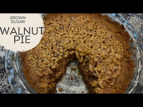 Easy and Delicious Brown Sugar Walnut Pie