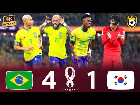 Brazil destroys Korea with an exceptional artistic display🤹‍♂️🤯🌟❯ Brazil (4-1) South Korea ● 4K 🎬