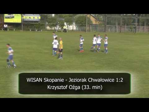 Wisan Skopanie - Jeziorak Chwałowice 1:3, skrót z meczu