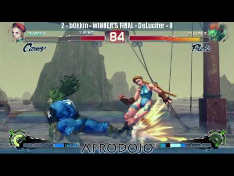 SSF4 - AFRODOJO 7/15/2010 WINNER'S FINAL - b0kkin(Cammy) vs DeLucifer(Blanka)