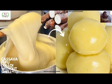 Nigerian Cassava Fufu Recipe | STEP BY STEP | How To Make Fresh Cassava FUFU | Nigerian FUFU RECIPE