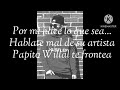 LETRA FANATICA FIEL Papi Wilo