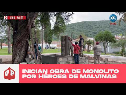 CEMENTERIO SALTEÑO CONSTRUYE MONOLITO PARA HÉROES DE MALVINAS