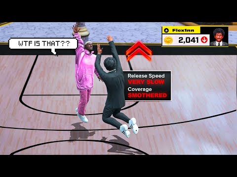 I Trolled Comp Stage Players w/ The WORST JUMPSHOT on NBA 2K25..