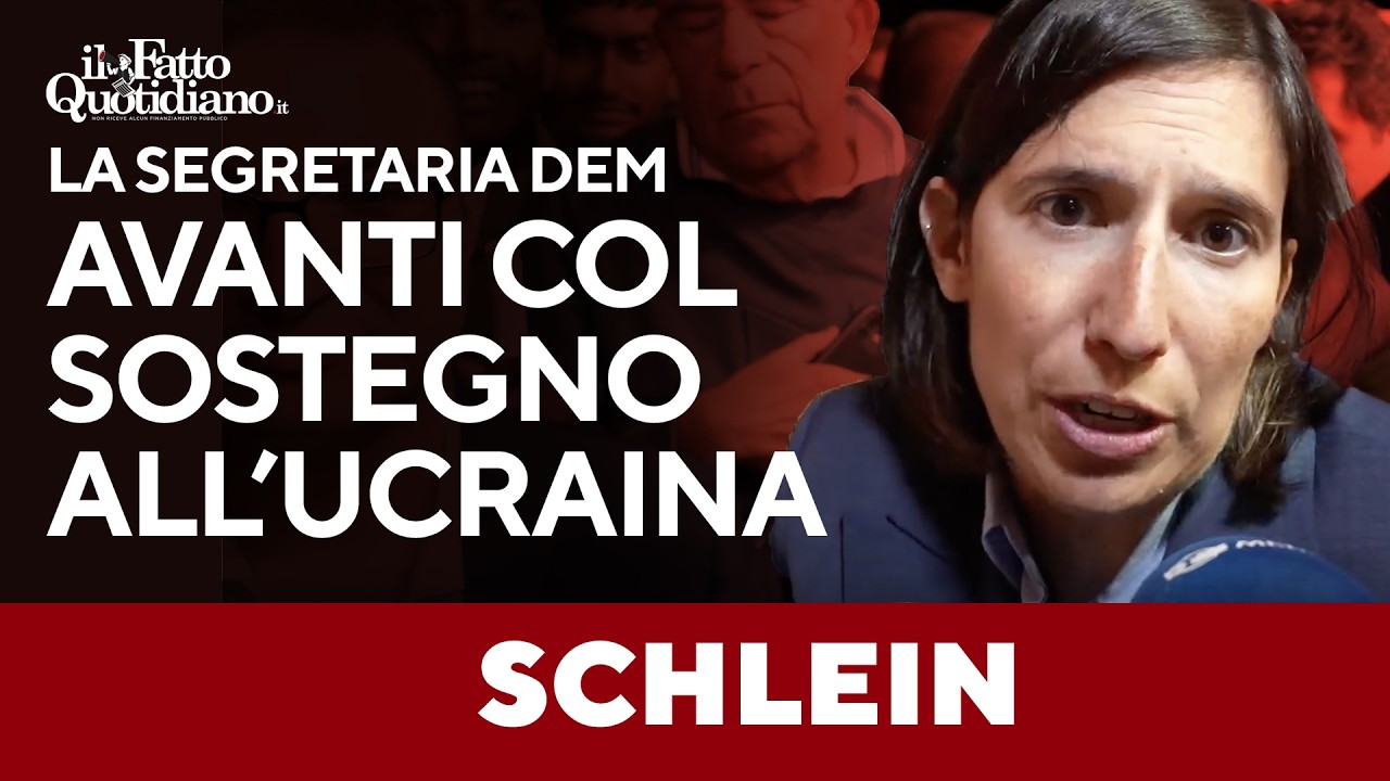 Schlein: “Se vincono loro portano al 5% la spesa militare, noi portiamo al 7% quella sanitaria”