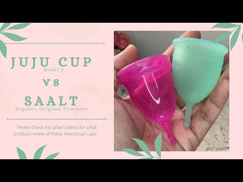 JUJU CUP Model 2 vs SAALT Original (Regular Size) : Squish Comparison