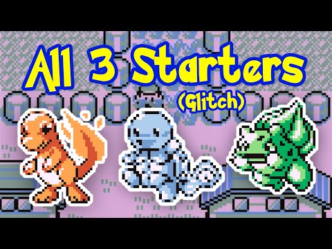 How To Get All 3 Starters in Pokémon Red/Blue (Tutorial)