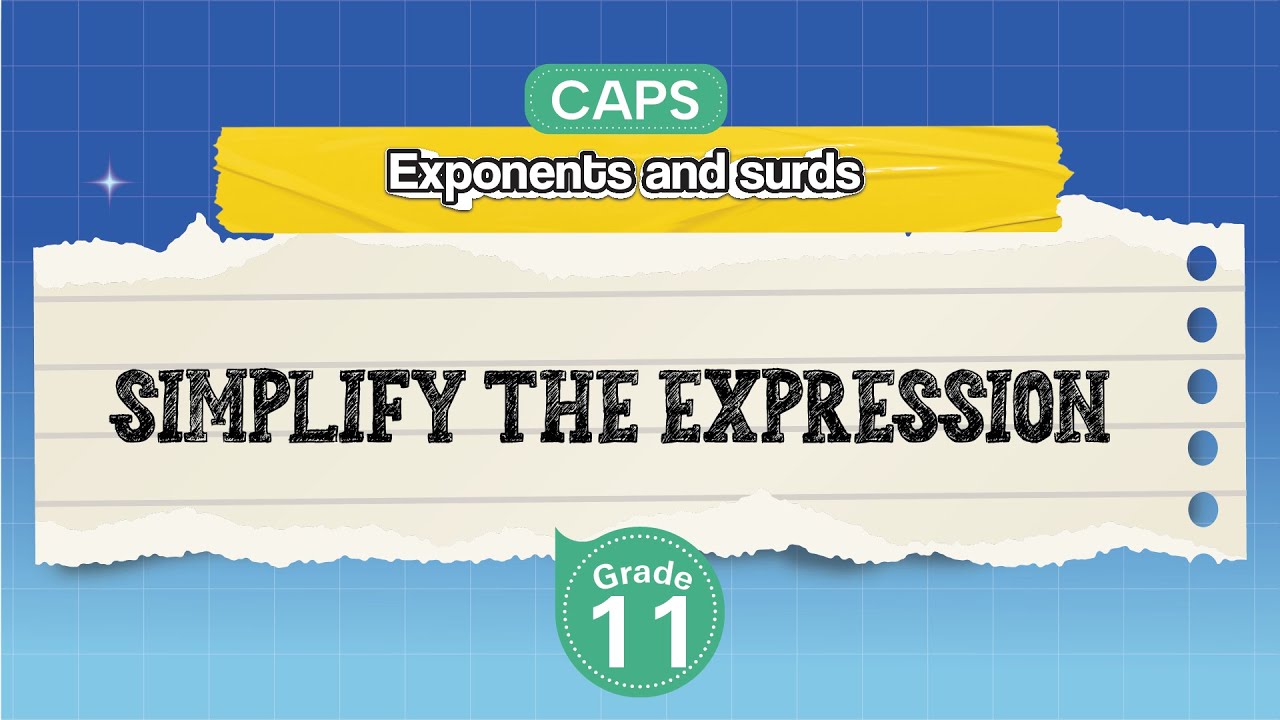[GRADE 11] Simplify the expression