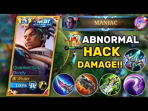 NEW BRODY FULL BUILD AND EMBLEM FOR DAMAGE HACK! 😱 SUPER FAST 10 MINUTES GAME!! (maniac)