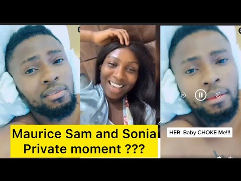 Haters are wailing has Maurice Sam $ Sonia uche enjoys private moment #soniauche #mauricesam
