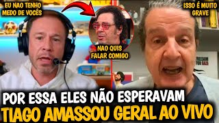 💥TRETA FEIA! TIAGO LEIFERT X CASAGRANDE E JUCA KFOURI EM PÉ DE GUERR4! TIAGO PASSOU O TRATOR AO VIVO