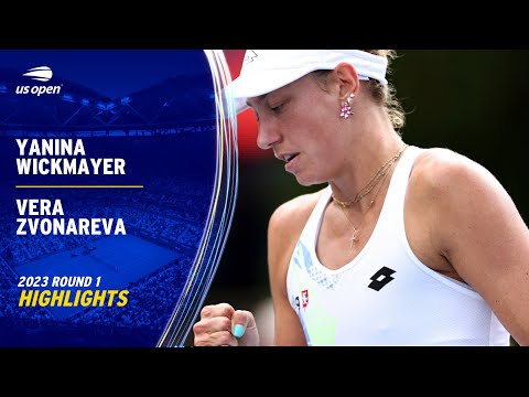Yanina Wickmayer vs. Vera Zvonareva Highlights | 2023 US Open Round 1
