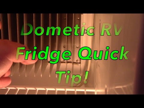 Dometic RV Fridge Quick Tip!