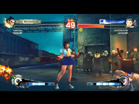 SSF4 AE: tokozan (E. Honda) VS kof2002UM (Sakura)