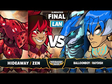 Zen & Hideaway vs BalloonBoy & Raydish - Elimination Final - Midseason Championship 2025 - LAN 2v2