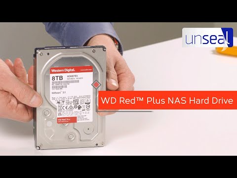 Unseal : WD Red Plus 8TB NAS Hard Drive