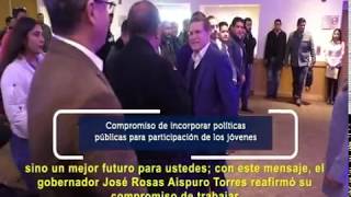 ACOMPAÑA GOBERNADOR A DIRIGENTES ESTATAL Y MUNICIPALES DE LA JUVENTUD DURANGUENSE