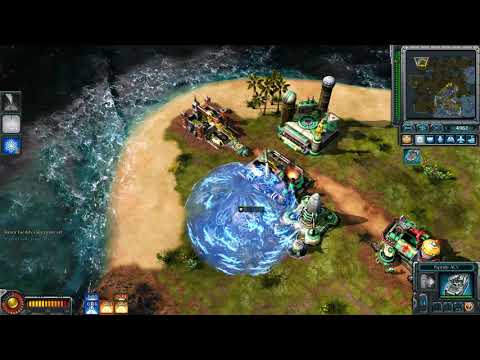 Red Alert 3 - 1 Allied VS 5 Brutal Soviets in one team - 40k starting credit - Streamed - 1440p