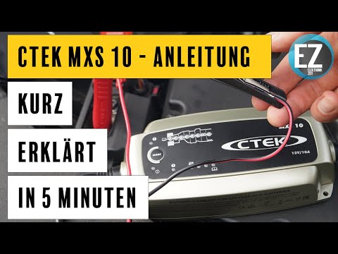 Car battery dead? Quickly and easily recharge your car battery - CTEK MXS 10 instructions