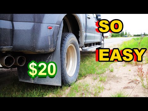COMMERCIAL Grade $20$ Mud Flap - HOW TO