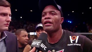 UFC 183: Anderson Silva &amp; Nick Diaz Octagon Interviews