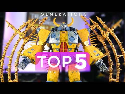 Ranking MY TOP 5 FAVORITE TRANSFORMERS Figures! (Generations Edition)
