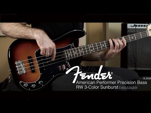 Бас-гитара FENDER AMERICAN PERFORMER PRECISION BASS RW 3SB - фото 1 - id-p2448758911