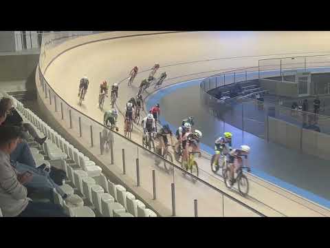 Nolan Huysmans - Omnium 5th place after points race