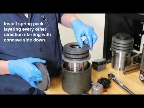 Mate Ultra TEC® — Changing the Spring Pack C, D and E