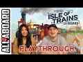 ISLE OF TRAINS: ALL ABOARD | Board Game | How to Play and Full 2-Player Playthrough