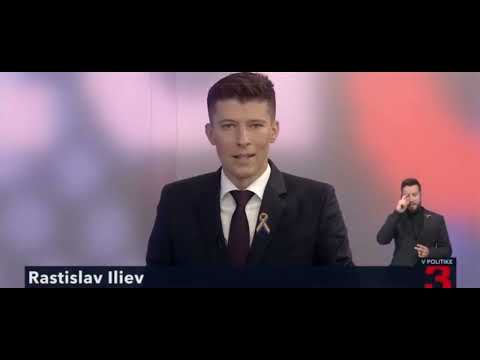 Tv host Rastislav Iliev comming out live on Slovak television