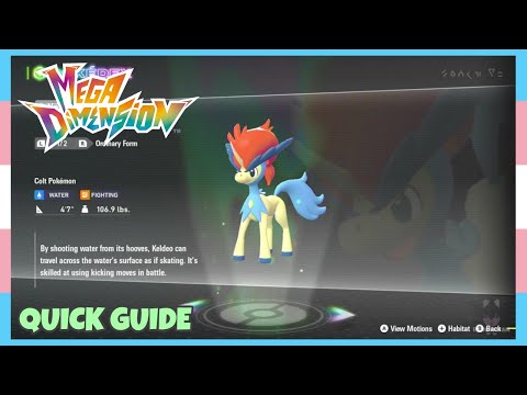 Where To Catch Keldeo In Pokemon Legends ZA *Mega Dimension* | Location Quick Guide