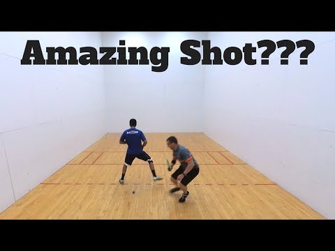 Racquetball Referee - Penalty Hinder or Amazing shot?