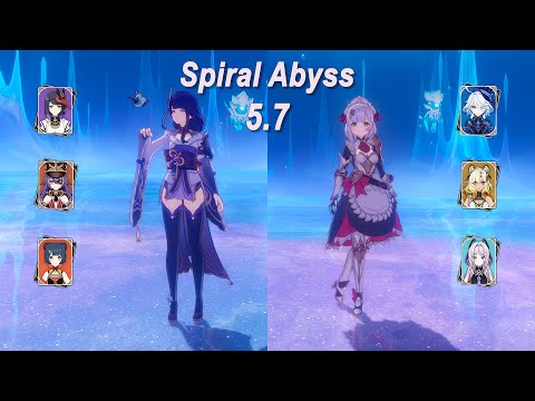 Raiden | Noelle | Spiral Abyss 5.7 Floor 12 | Genshin Impact