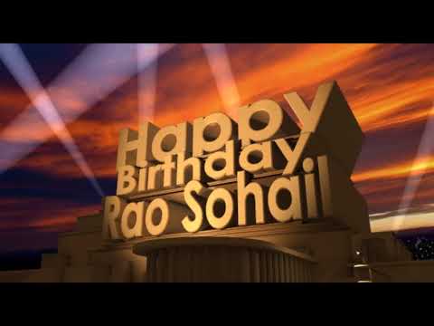 Happy Birthday Rao Sohail
