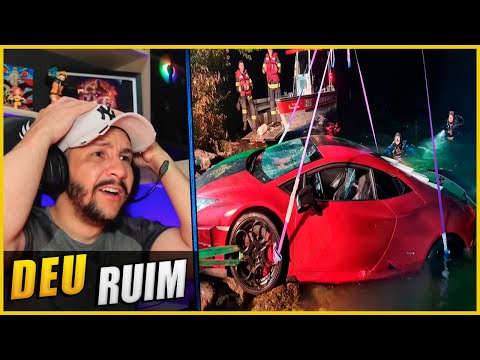 ACIDENTES COM SUPER CARROS REACT