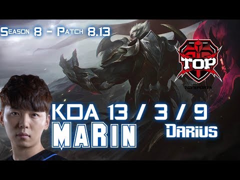 TOP MaRin DARIUS vs MALPHITE Top - Patch 8.13 KR Ranked