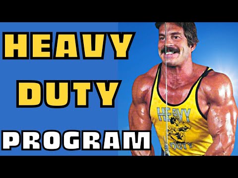 Mike Mentzer Best H.I.T Heavy Duty Workout Program "FOR NATURALS"