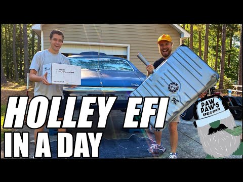 Holley EFI Install IN ONE DAY!!! ***1970 CHEVELLE***