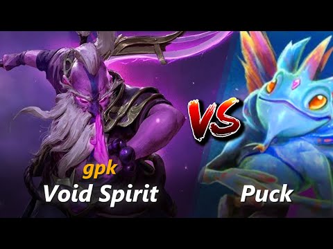 How to Void Spirit mid vs Puck (feat. gpk) | First 10 minutes