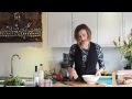 Saskia S Raw Food Recipes Wilted Greens With Marinated Mushrooms