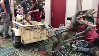 Jurassic World Velociraptor Magic Wheelchair Costume Reveal at SLCC gameplay video by alucas, 7:20 duration