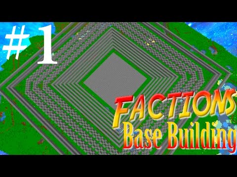 BASE LAYOUT!!! Minecraft Factions Base Building #1 w/ TheProVidz